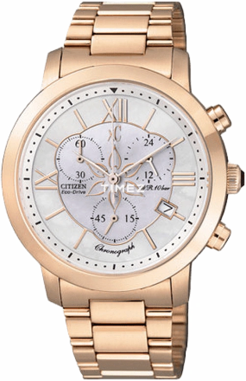Citizen,Quartz 37mm,37mm,Stainless Steel,White,Sapphire,Pink Gold,Gold,FA2093,FA2093-50D