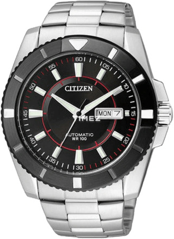 Citizen,Other 45mm,45mm,Stainless Steel,Black,Hardlex,Crystal Glass,Open,NP4009,NP4009-54EB