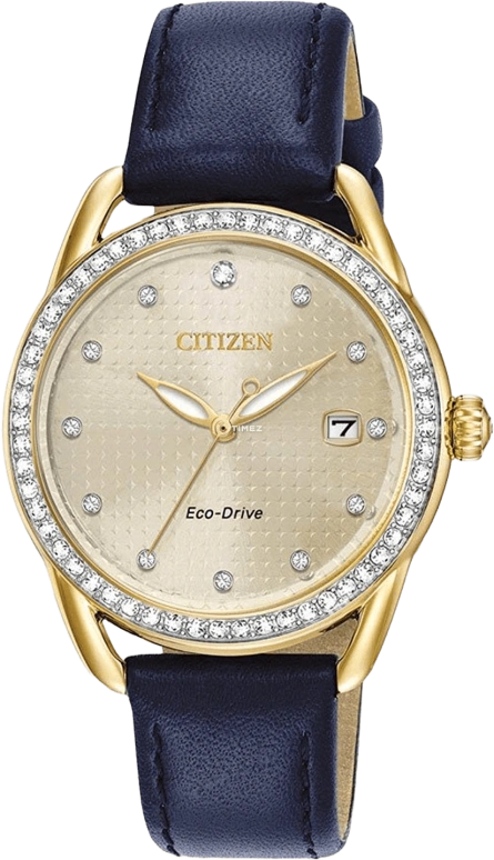 Citizen,Quartz 37mm,37mm,Stainless Steel,Champagne,Quartz,FE6112,FE6112-09P