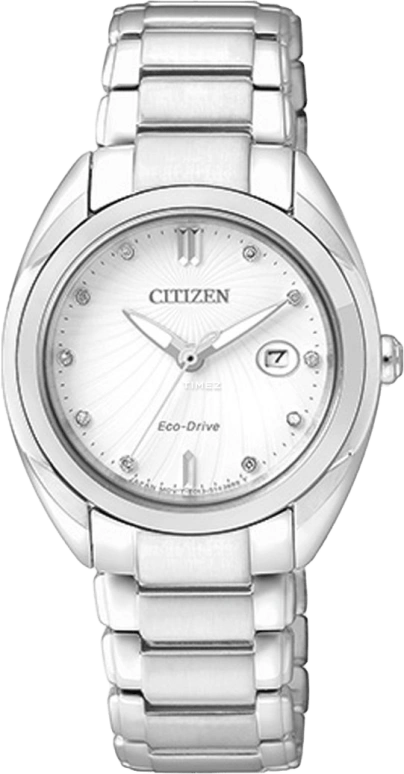 Citizen,Other 30mm,30mm,Stainless Steel,White,Quartz,EM0310,EM0310-61B