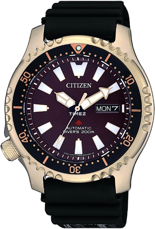 Citizen,ProMaster 42mm,42mm,Stainless Steel,Coffee,Brown,Automatic,NY0083,NY0083-14X