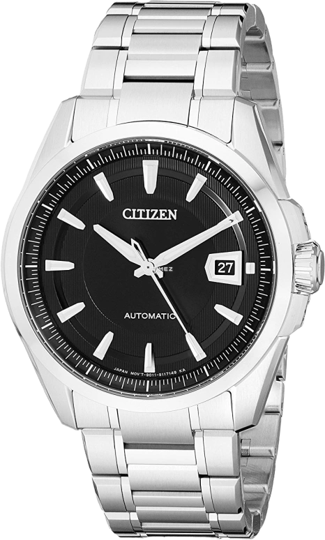 Citizen,Other 42mm,42mm,Stainless Steel,Black,Automatic,NB0040,NB0040-58E