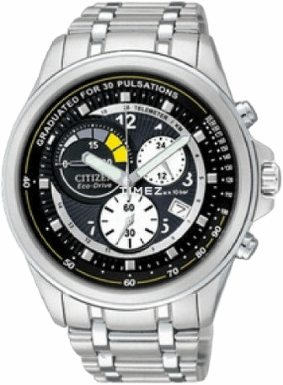 Citizen,Eco-Drive 42mm,42mm,Stainless Steel,Black,Sapphire,Crystal Glass,Closed,AT1150,AT1150-57E