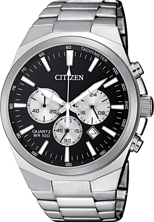 Citizen,Quartz 40mm,40mm,Stainless Steel,Black,Quartz,AN8170,AN8170-59E