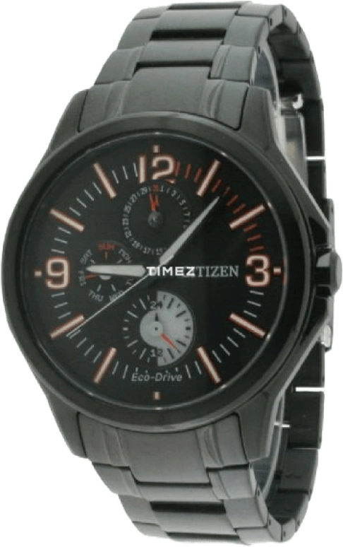 Citizen,Eco-Drive 42mm,42mm,Stainless Steel,Black,Quartz,AP4005,AP4005-54E