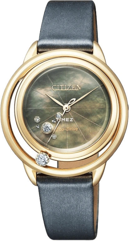 Citizen,Quartz 32.50mm,32.50mm,Stainless Steel,Black,Quartz,EW5522,EW5522-11H