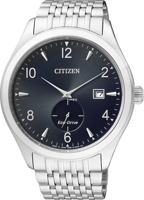 Citizen,Eco-Drive 43mm,43mm,Stainless Steel,Black,Sapphire,Crystal Glass,BV1100,BV1100-55E