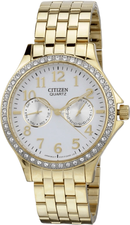 Citizen,Quartz 38mm,38mm,Stainless Steel,White,Quartz,ED8112,ED8112-52A