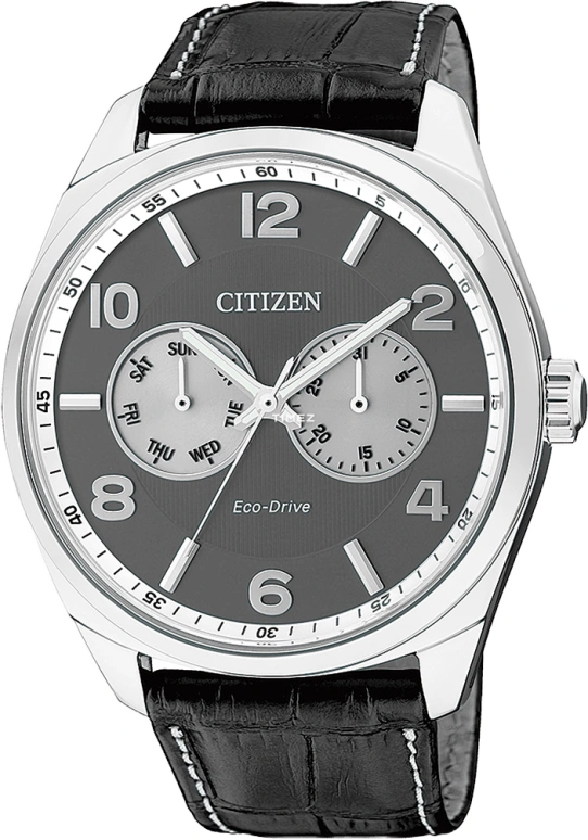 Citizen,Eco-Drive 42.50mm,42.50mm,Stainless Steel,Black,Crystal Glass,Closed,AO9020,AO9020-09H