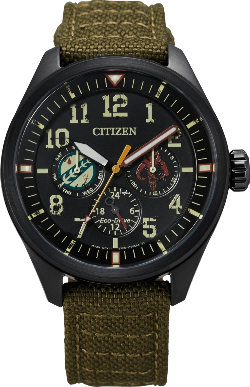 Citizen,Other 43mm,43mm,Stainless Steel,Black,Quartz,BU2058,BU2058-00W
