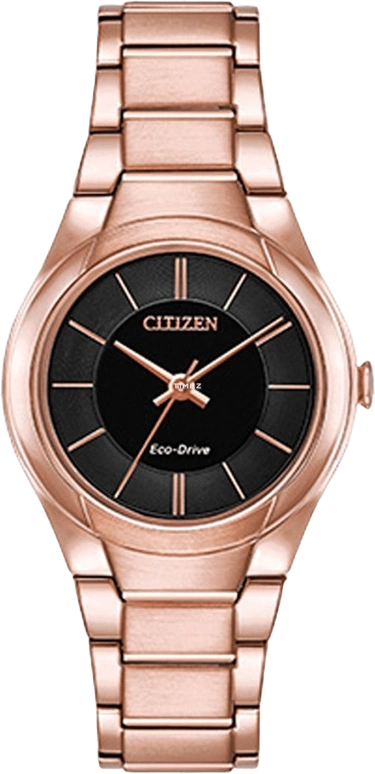 Citizen,Other 29mm,29mm,Stainless Steel,Black,Quartz,FE2093,FE2093-54E