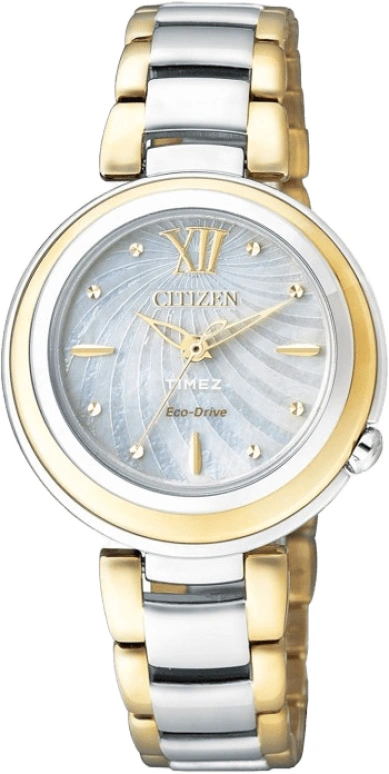 Citizen,Quartz 30.20mm,30.20mm,Stainless Steel,White,Quartz,EM0339,EM0339-85D