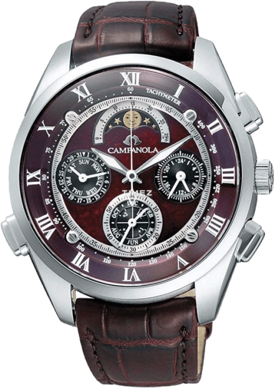 Citizen,Quartz 43mm,43mm,Stainless Steel,Coffee,Brown,Quartz,CTR57,CTR57-1001