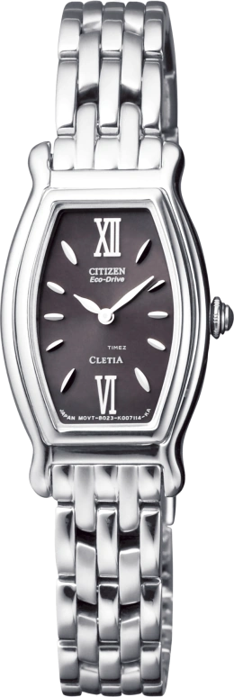 Citizen,Eco-Drive ,Stainless Steel,Black,Crystal Glass,EW8900,EW8900-52E