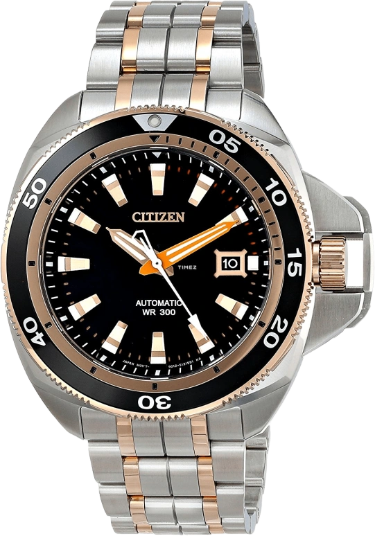Citizen,Other 45mm,45mm,Stainless Steel,Black,Automatic,NB1036,NB1036-50E