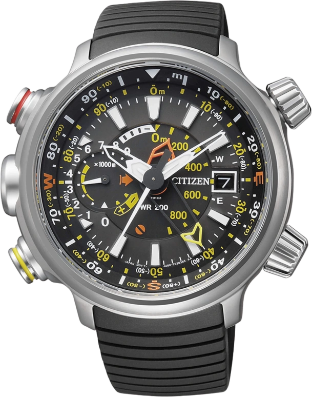 Citizen,Eco-Drive 48mm,48mm,Titanium,Black,Crystal Glass,BN4021,BN4021-02E