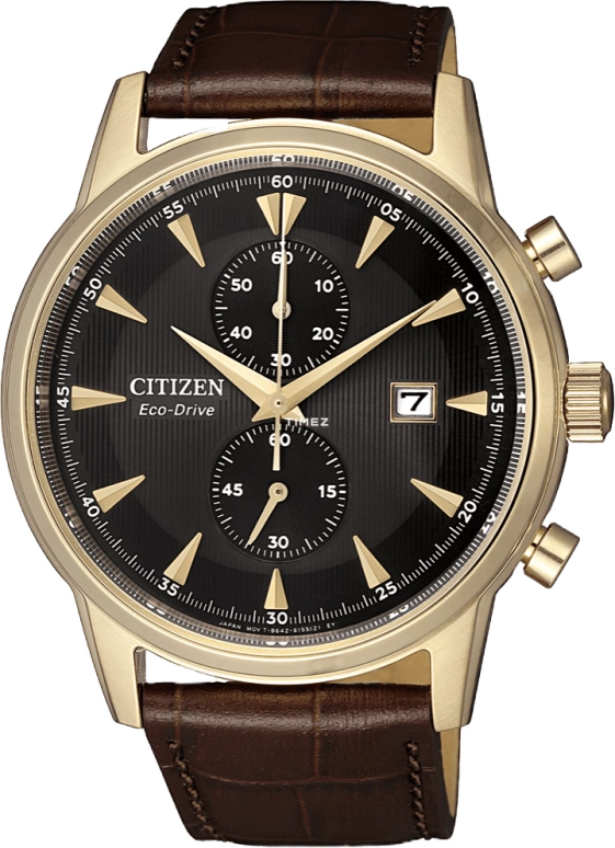Citizen,Eco-Drive 43mm,43mm,Stainless Steel,Rose Gold,Black,Quartz,In-house Caliber,Sapphire,Crystal Glass,CA7008,CA7008-11E