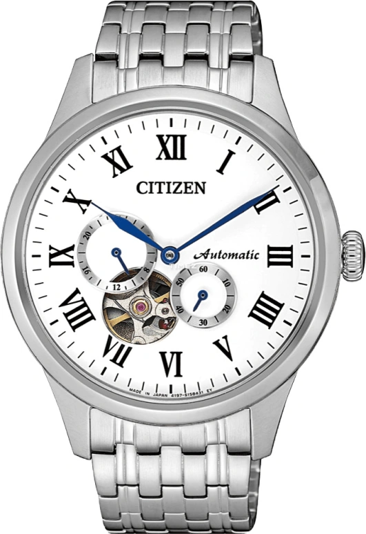 Citizen,Other 40mm,40mm,Stainless Steel,White,Automatic,In-house Caliber,Sapphire,NP1020,NP1020-82A