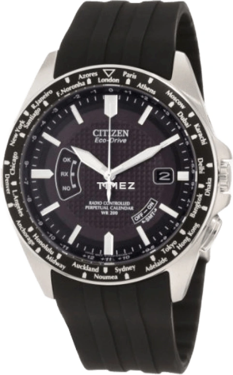 Citizen,Quartz 44mm,44mm,Stainless Steel,Black,Quartz,CB0020,CB0020-09E