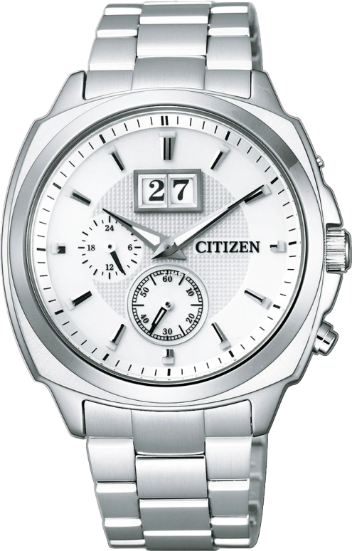 Citizen,Eco-Drive 39mm,39mm,Stainless Steel,White,Quartz,In-house Caliber,Crystal Glass,BT0080,BT0080-59A