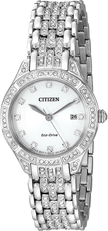 Citizen,Other 28mm,28mm,Stainless Steel,Silver,Quartz,EW2320,EW2320-55A