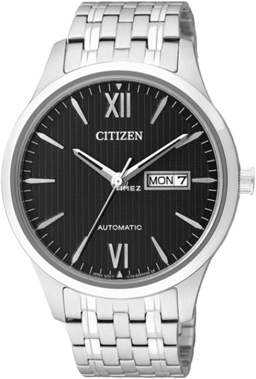 Citizen,Other 40mm,40mm,Stainless Steel,Black,Automatic,NP4070,NP4070-53E