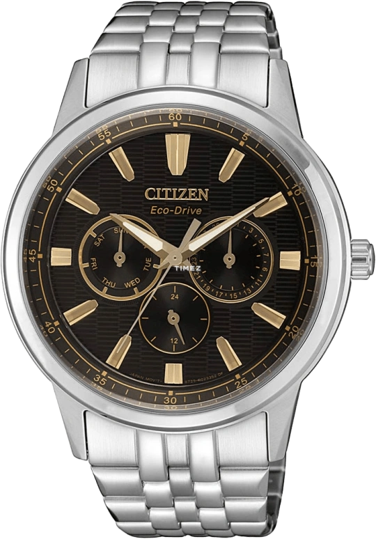 Citizen,Eco-Drive 44mm,44mm,Stainless Steel,Black,Quartz,In-house Caliber,Sapphire,Crystal Glass,BU2071,BU2071-87E