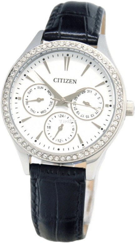 Citizen,Quartz 36mm,36mm,Stainless Steel,White,Quartz,ED8160,ED8160-09A