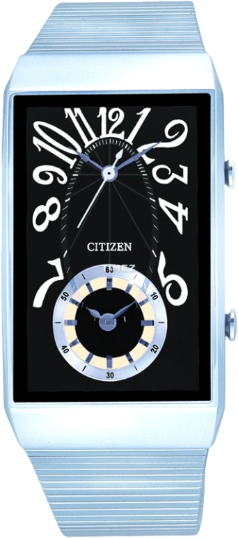 Citizen,Other 45x26mm,45x26mm,Stainless Steel,Black,Quartz,In-house Caliber,Hardlex,Crystal Glass,EX0260,EX0260-50E