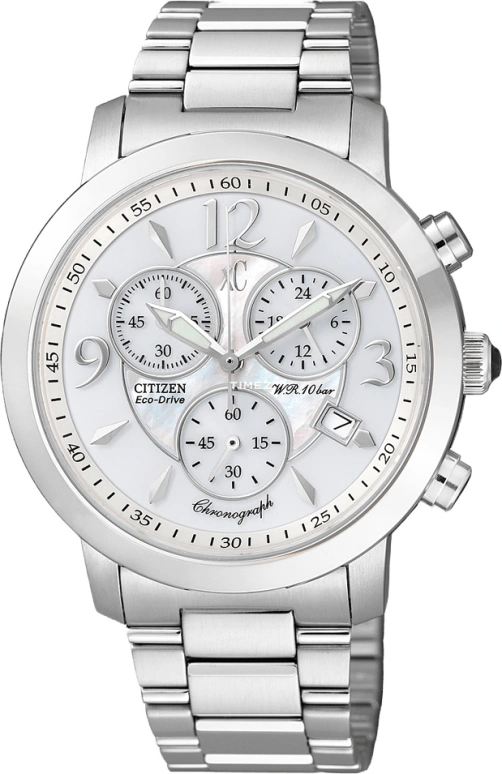 Citizen,Eco-Drive 37mm,37mm,Stainless Steel,Silver White,Crystal Glass,FA2090,FA2090-58D
