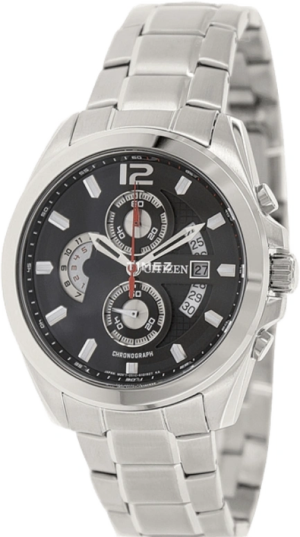 Citizen,Quartz 42mm,42mm,Stainless Steel,Black,Quartz,AN3420,AN3420-51E