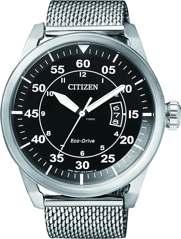 Citizen,Eco-Drive 44.80mm,44.80mm,Stainless Steel,Black,Sapphire,AW1360,AW1360-55E