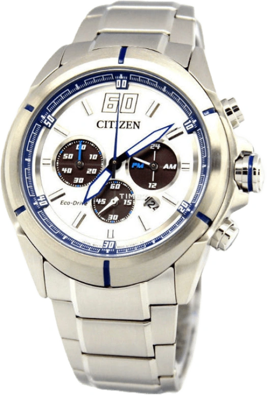 Citizen,Eco-Drive 42mm,42mm,Stainless Steel,White,Quartz,CA4100,CA4100-57A