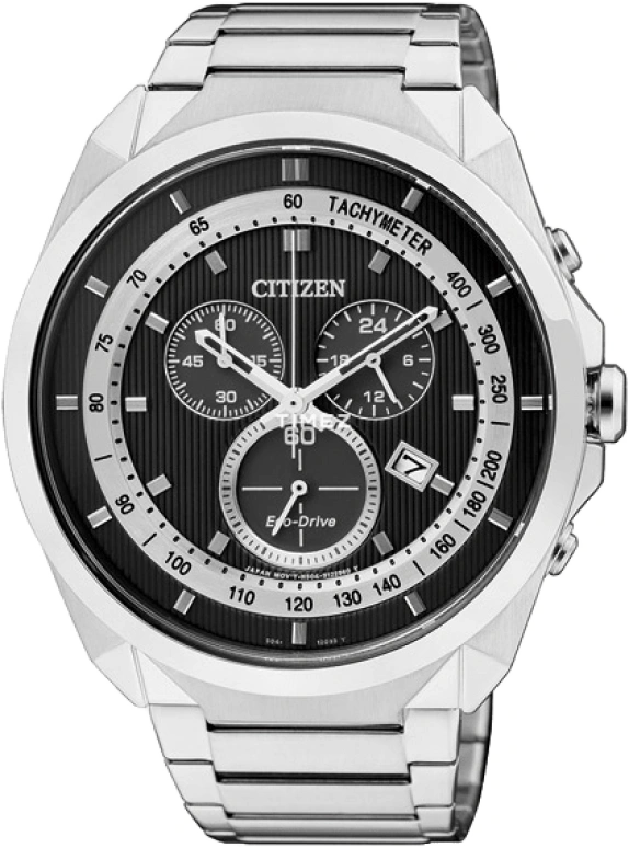 Citizen,Eco-Drive 44mm,44mm,Stainless Steel,Black,Quartz,AT2150,AT2150-51E