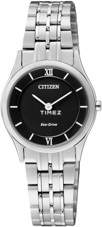 Citizen,Quartz 26mm,26mm,Stainless Steel,Black,Sapphire,Crystal Glass,EG3220,EG3220-58E