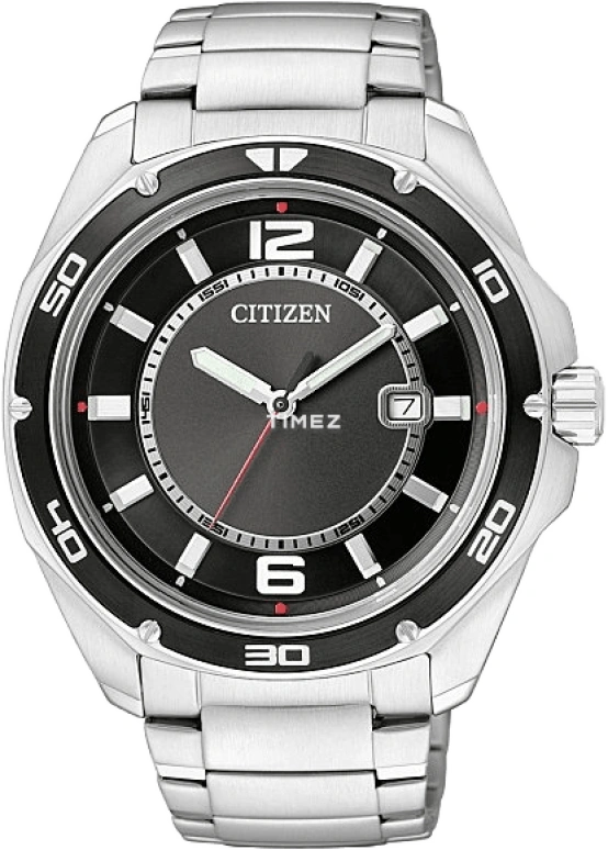 Citizen,Quartz 42mm,42mm,Stainless Steel,Black,Quartz,BK2520,BK2520-53E