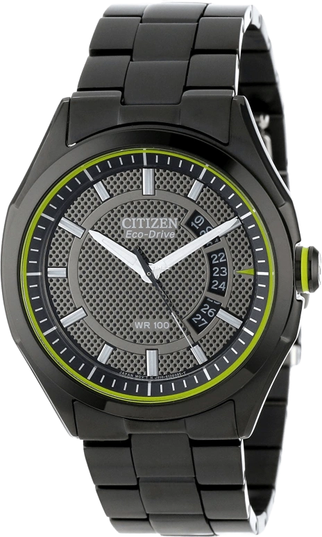 Citizen,Quartz 41mm,41mm,Stainless Steel,Black,Quartz,AW1145,AW1145-58E