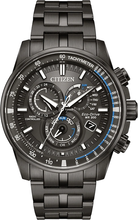 Citizen,Quartz 43mm,43mm,Stainless Steel,Black,Sapphire,Crystal Glass,Closed,AT4127,AT4127-52H