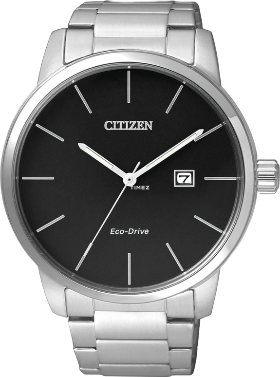 Citizen,Eco-Drive 43.80mm,43.80mm,Stainless Steel,Black,Crystal Glass,BM6960,BM6960-56E