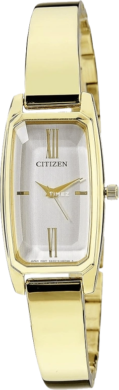 Citizen,Quartz 18mm,18mm,Stainless Steel,White,Quartz,Sapphire,Crystal Glass,Square,EX0312,EX0312-58A