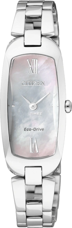Citizen,Eco-Drive 18x37mm,18x37mm,Stainless Steel,White,Sapphire,Crystal Glass,Other,Silver,EX1100,EX1100-51D