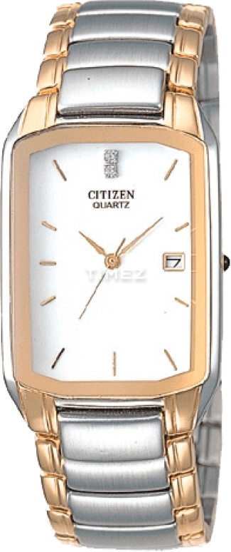 Citizen,Quartz 33x25mm,33x25mm,Stainless Steel,White,Quartz,In-house Caliber,Hardlex,Crystal Glass,AF1385,AF1385-54A