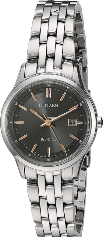 Citizen,Other 28mm,28mm,Stainless Steel,Grey,Quartz,EW2400,EW2400-58H