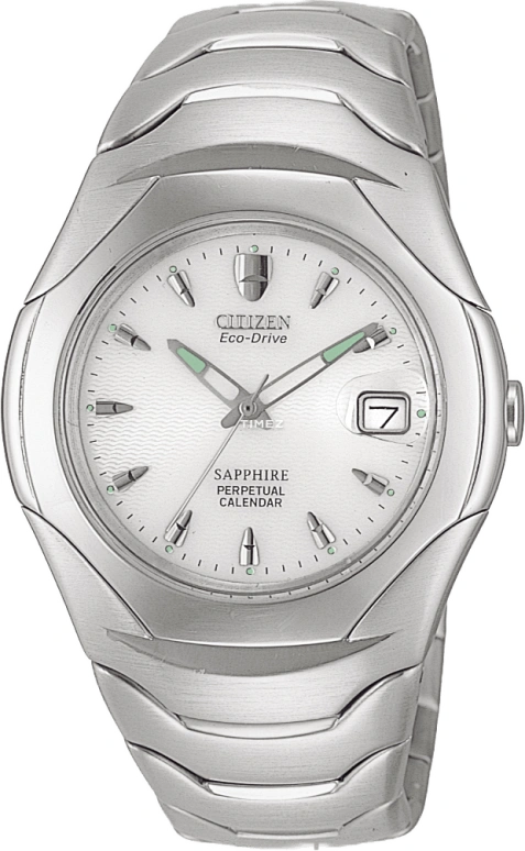 Citizen,Eco-Drive ,Stainless Steel,White,Sapphire,Crystal Glass,Closed,BL1080,BL1080-53A