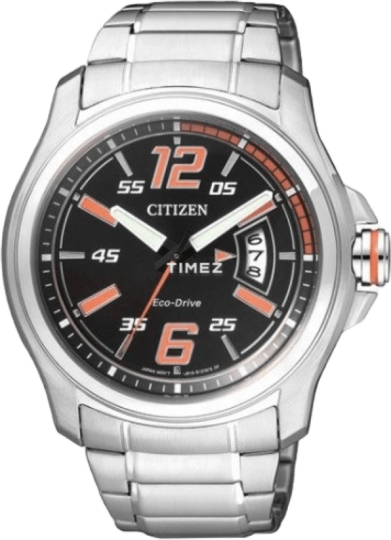 Citizen,Other 43mm,43mm,Stainless Steel,Black,Quartz,AW1350,AW1350-59E