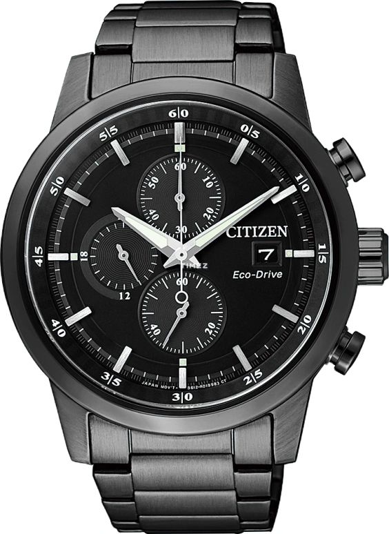 Citizen,Eco-Drive 43.20mm,43.20mm,Stainless Steel,Black,Sapphire,Crystal Glass,CA0615,CA0615-59E