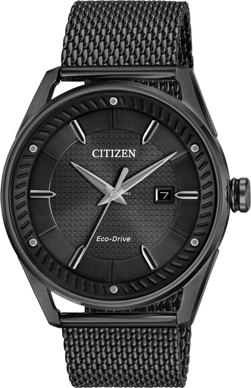 Citizen,Other 42mm,42mm,Stainless Steel,Black,Quartz,BM6988,BM6988-57E