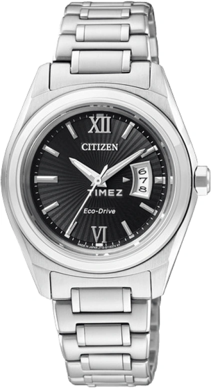 Citizen,Eco-Drive 31mm,31mm,Stainless Steel,Black,Sapphire,Crystal Glass,FE1050,FE1050-52E