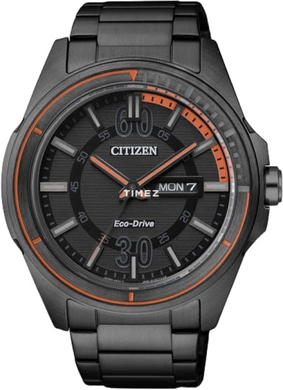 Citizen,Eco-Drive 43mm,43mm,Stainless Steel,Black,Quartz,AW0035,AW0035-51E