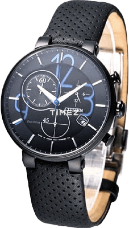 Citizen,Eco-Drive 38mm,38mm,Stainless Steel,Black,Quartz,FB1204,FB1204-09E
